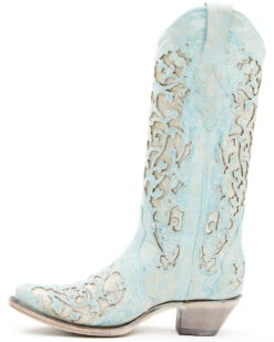 Corral Women's Glitter Inlay Western Boots - Snip Toe -Western Cowboy Clothing Shop 2000348271 450 P3