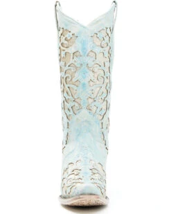 Corral Women's Glitter Inlay Western Boots - Snip Toe -Western Cowboy Clothing Shop 2000348271 450 P4