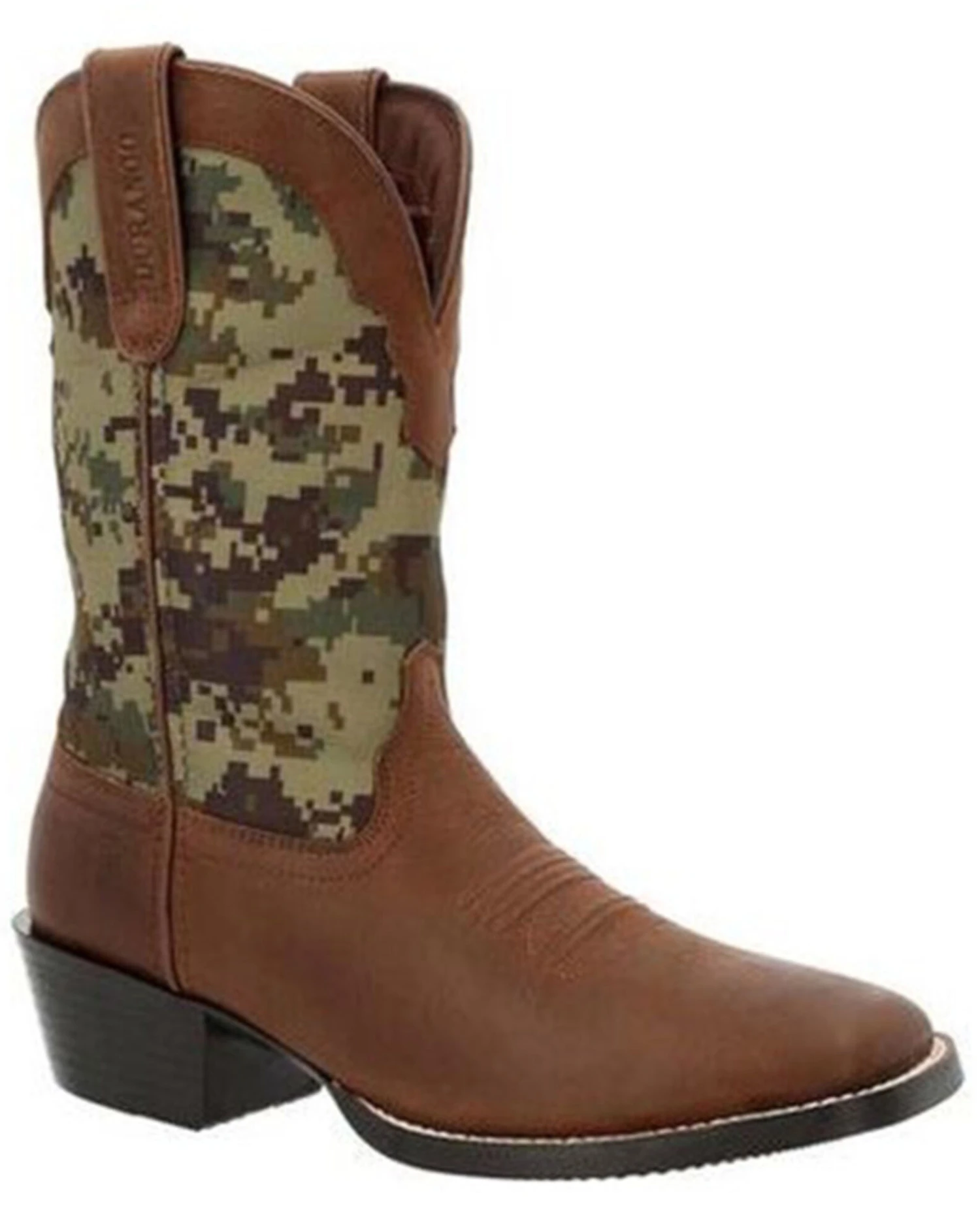 Durango Men's Westward Camo Western Performance Boots - Broad Square Toe 1 Durango Men's Westward Camo Western Performance Boots - Broad Square Toe