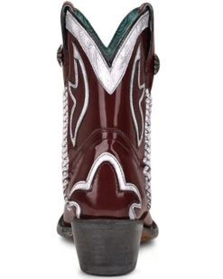 Corral Women's Burgundy Embroidery Western Booties - Pointed Toe  -Western Cowboy Clothing Shop 2000351168 640 P4