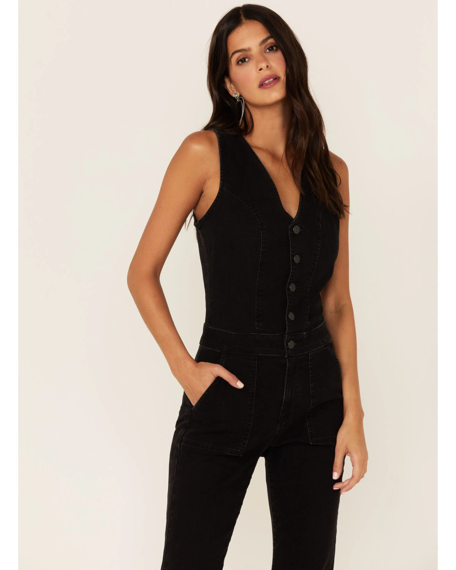 Idyllwind Women's Black Center Stage Jumpsuit 4 Idyllwind Women's Black Center Stage Jumpsuit - Image 4