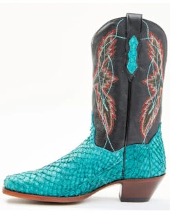 Dan Post Women's Exotic Seabass Skin Western Boots - Square Toe 9 Dan Post Women's Exotic Seabass Skin Western Boots - Square Toe -Western Cowboy Clothing Shop 2000352666 919 P3