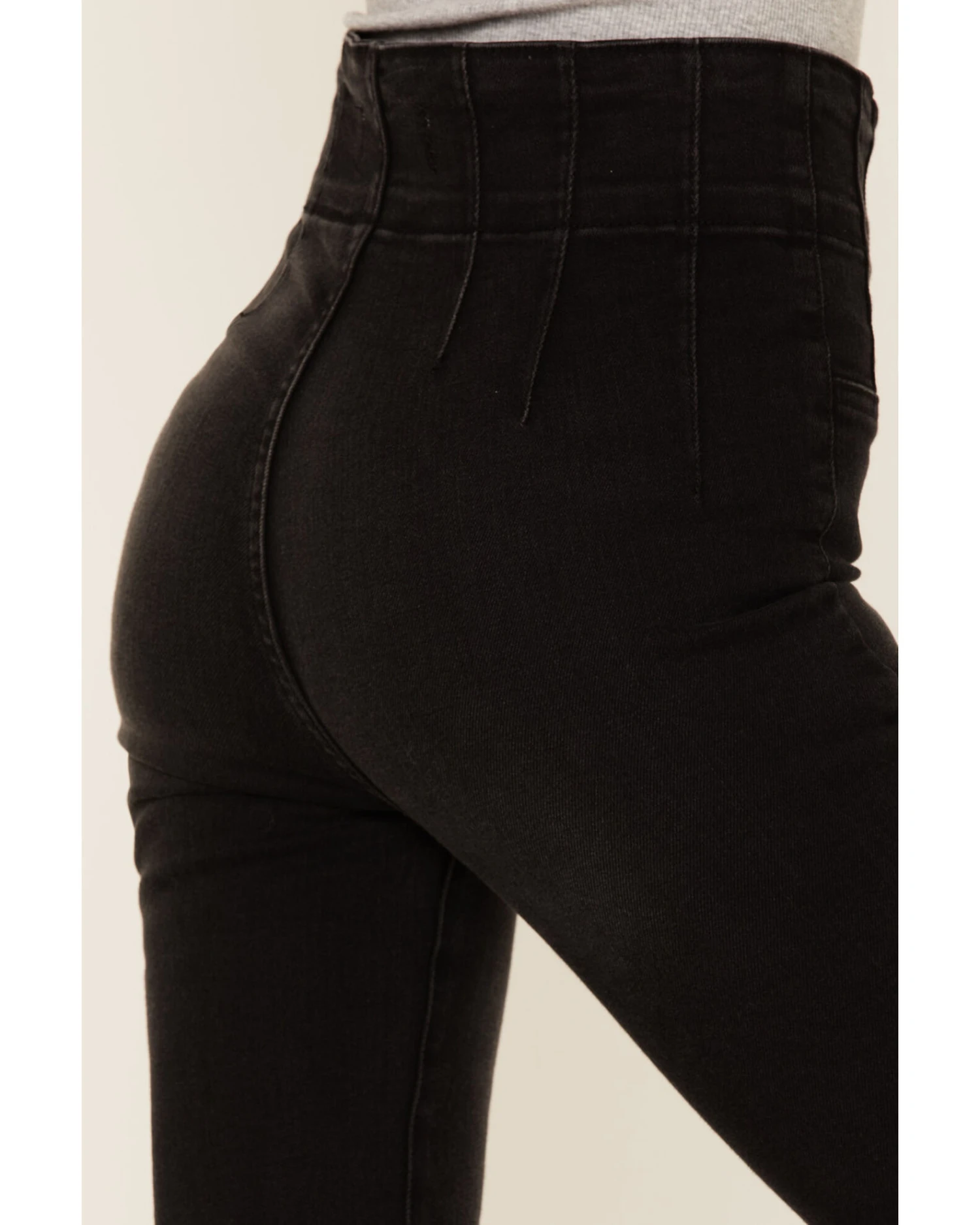 Free People Women's Jayde High Rise Flare Jeans 4 Free People Women's Jayde High Rise Flare Jeans - Image 4