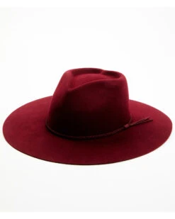 Peter Grimm Women's Amor Mio Heart Crown Wool Felt Western Hat 