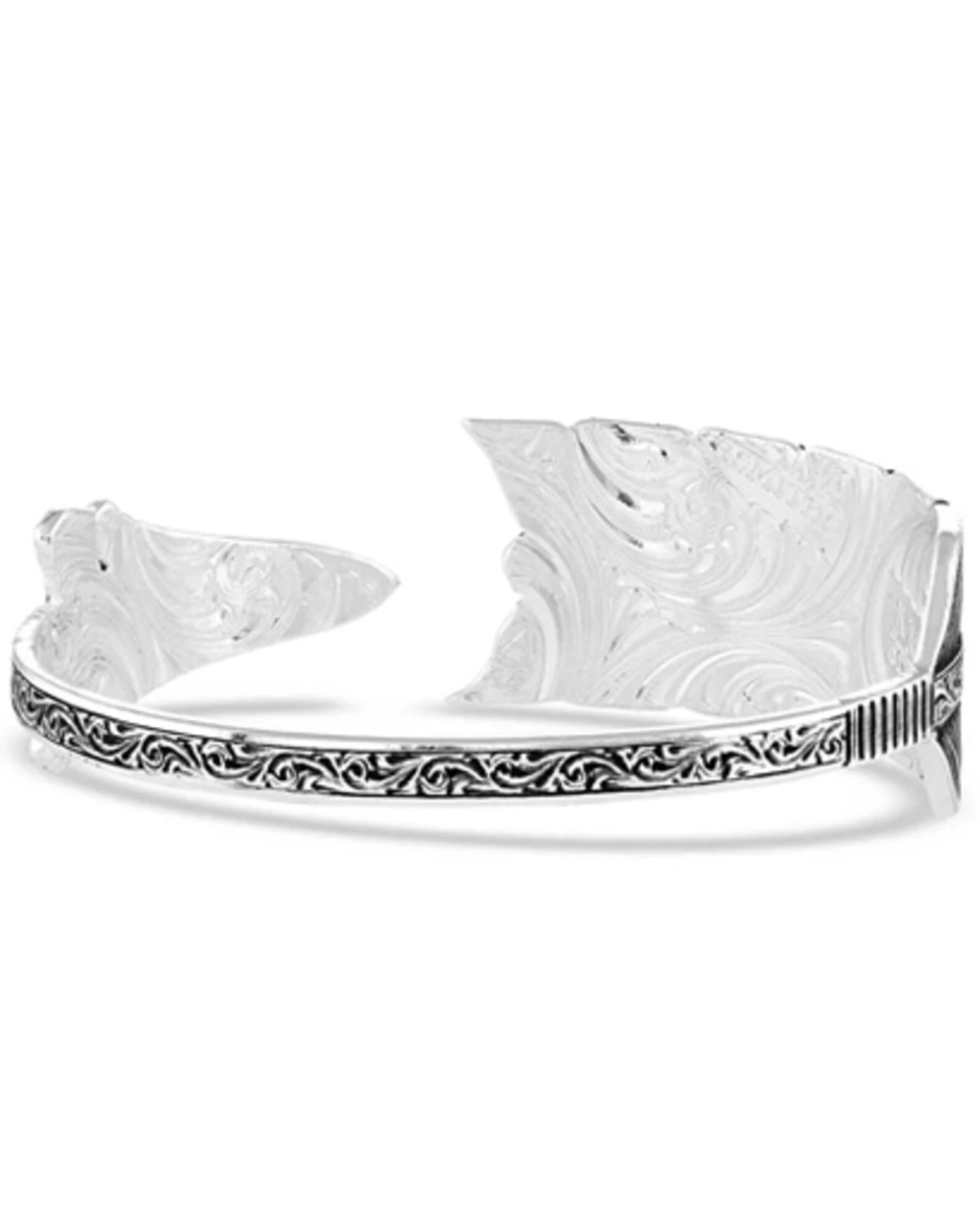 Montana Silversmiths Women's Timber Ridge Arrow Cuff Bracelet 2 Montana Silversmiths Women's Timber Ridge Arrow Cuff Bracelet - Image 2