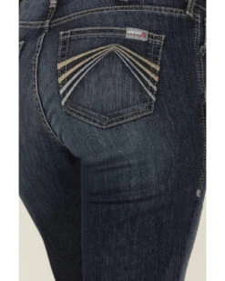 Ariat Women's FR Avelynn Medium Wash DuraLight Stretch Slim Work Jeans  -Western Cowboy Clothing Shop 2000356508 400 P4