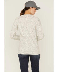 Ariat Women's FR Air Henley Long Sleeve Work Pocket Shirt  -Western Cowboy Clothing Shop 2000356541 070 P4