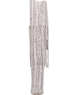 Dingo Women's Kitty Kat Snake Print Fringe Tall Western Boot - Pointed Toe -Western Cowboy Clothing Shop 2000356787 100 P4