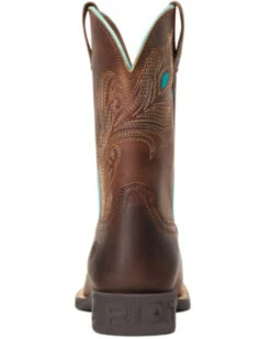 Ariat Girls' Bright Eyes II Hat Leather Boot - Broad Square Toe -Western Cowboy Clothing Shop 2000357335 200 P3