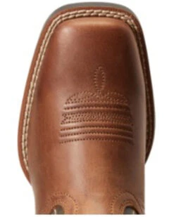 Ariat Boys' Amos Leather Western Boot - Broad Square Toe  -Western Cowboy Clothing Shop 2000357339 200 P4