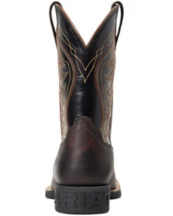 Ariat Boys' Amos Hand-Stained Western Boot - Broad Square Toe  -Western Cowboy Clothing Shop 2000357340 200 P3
