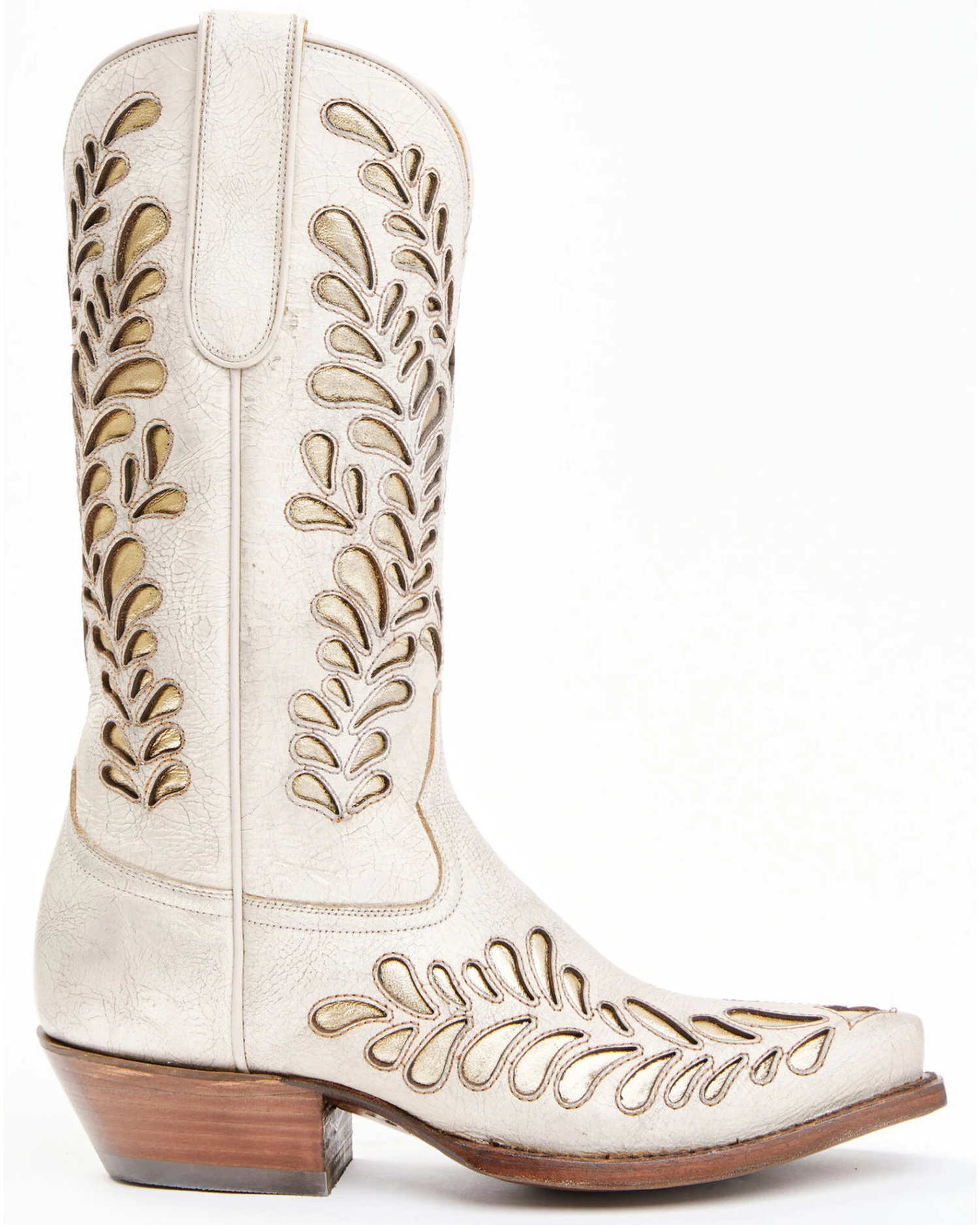 Caborca Silver By Liberty Black Women's Ely Inlay Western Boots - Snip Toe 2 Caborca Silver By Liberty Black Women's Ely Inlay Western Boots - Snip Toe - Image 2