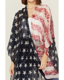 Shyanne Women's Americana Shawl Western Vest 6 Shyanne Women's Americana Shawl Western Vest -Western Cowboy Clothing Shop 2000358335 410 P3