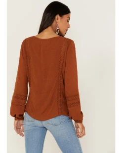 Idyllwind Women's Romance Floral Embroidered Swiss Dot Blouse -Western Cowboy Clothing Shop 2000359149 255 P5