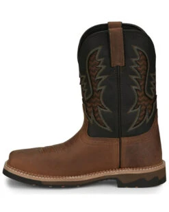 Justin Men's Stampede Bolt Pull On Western Work Boots - Nano Composite Toe  -Western Cowboy Clothing Shop 2000359245 200 P3