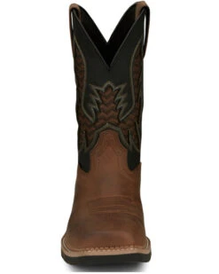 Justin Men's Stampede Bolt Pull On Western Work Boots - Nano Composite Toe  -Western Cowboy Clothing Shop 2000359245 200 P4