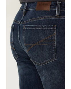 Brothers & Sons Men's Diamond Back Dark Wash Stretch Slim Straight Jeans  -Western Cowboy Clothing Shop 2000359572 416 P4