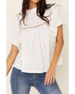 Free People Women's Le Femme Tee -Western Cowboy Clothing Shop 2000360466 100 P3