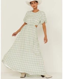 Show Me Your Mumu Women's Eloise Plaid Maxi Dress -Western Cowboy Clothing Shop 2000360782 300 P3