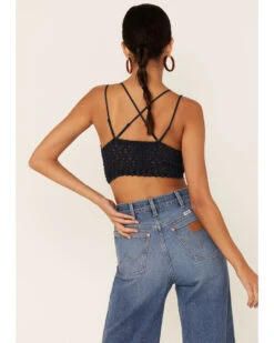 Wishlist Women's Strappy Lace Applique Scallop Lace Bralette  -Western Cowboy Clothing Shop 2000361455 410 P3