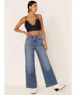 Wishlist Women's Strappy Lace Applique Scallop Lace Bralette  -Western Cowboy Clothing Shop 2000361455 410 P4