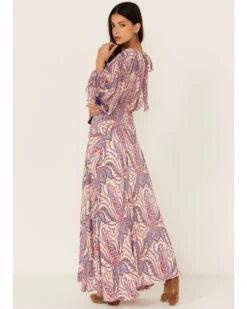 Free People Women's Multicolored Mirage Maxi Dress 7 Free People Women's Multicolored Mirage Maxi Dress -Western Cowboy Clothing Shop 2000362308 500 P4