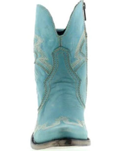 Liberty Black Women's Side Bug & Wrinkle Fontana Crack Short Western Boots - Pointed Toe -Western Cowboy Clothing Shop 2000362997 440 P4