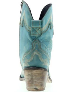 Liberty Black Women's Side Bug & Wrinkle Fontana Crack Short Western Boots - Pointed Toe -Western Cowboy Clothing Shop 2000362997 440 P5