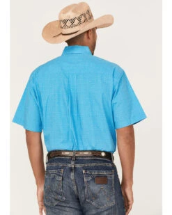 Cinch Men's Geo Print Short Sleeve Button-Down Western Shirt  -Western Cowboy Clothing Shop 2000363600 400 P4