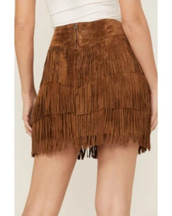 Scully Women's Fringe Tiered Suede Mini Skirt 7 Scully Women's Fringe Tiered Suede Mini Skirt -Western Cowboy Clothing Shop 2000363826 200 P4