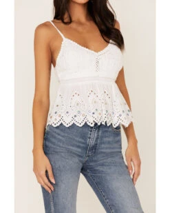 Shyanne Women's Mirror Eyelet Tank 6 Shyanne Women's Mirror Eyelet Tank -Western Cowboy Clothing Shop 2000364753 100 P3