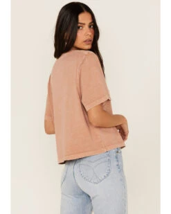 Cleo + Wolf Women's Beer Garden Graphic Boxy Crop Tee -Western Cowboy Clothing Shop 2000364851 250 P4