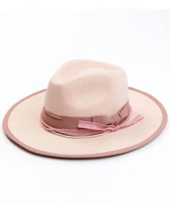 Shyanne Women's Rancher Tonal Ribbons & Beads Fedora Hat