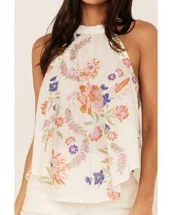 Free People Women's Emily Printed Tank -Western Cowboy Clothing Shop 2000366156 103 P3