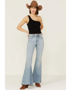 Fornia Women's Top One One Shoulder Ribbed Cami Top -Western Cowboy Clothing Shop 2000368173 001 P4