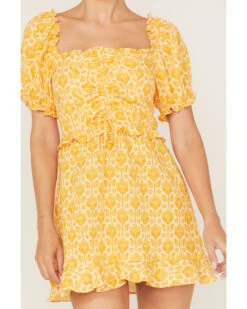 Show Me Your Mumu Women's Sophie Floral Print Mini Dress -Western Cowboy Clothing Shop 2000368254 702 P3