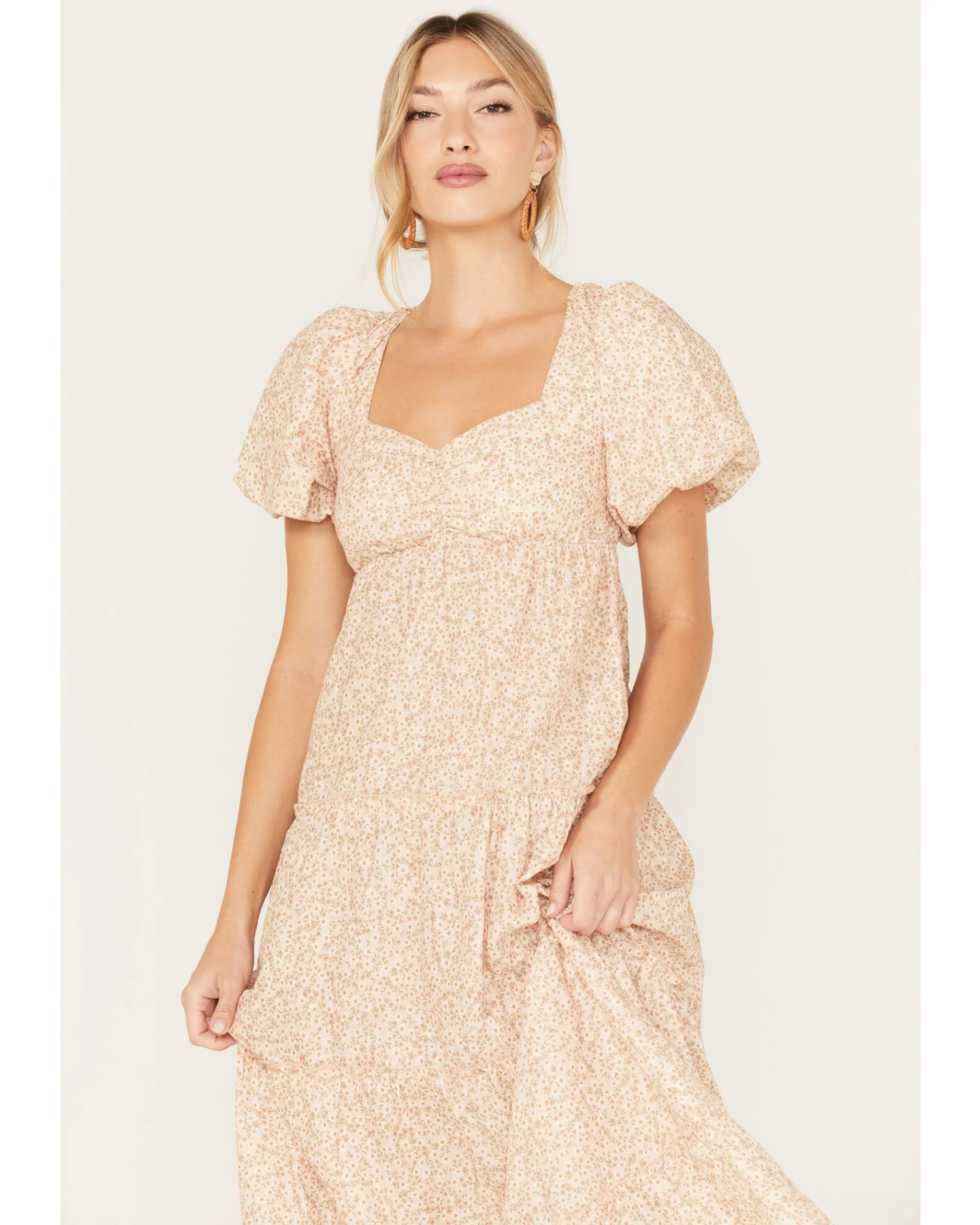 Show Me Your Mumu Women's Odette Daisy Print Midi Dress 2 Show Me Your Mumu Women's Odette Daisy Print Midi Dress - Image 2