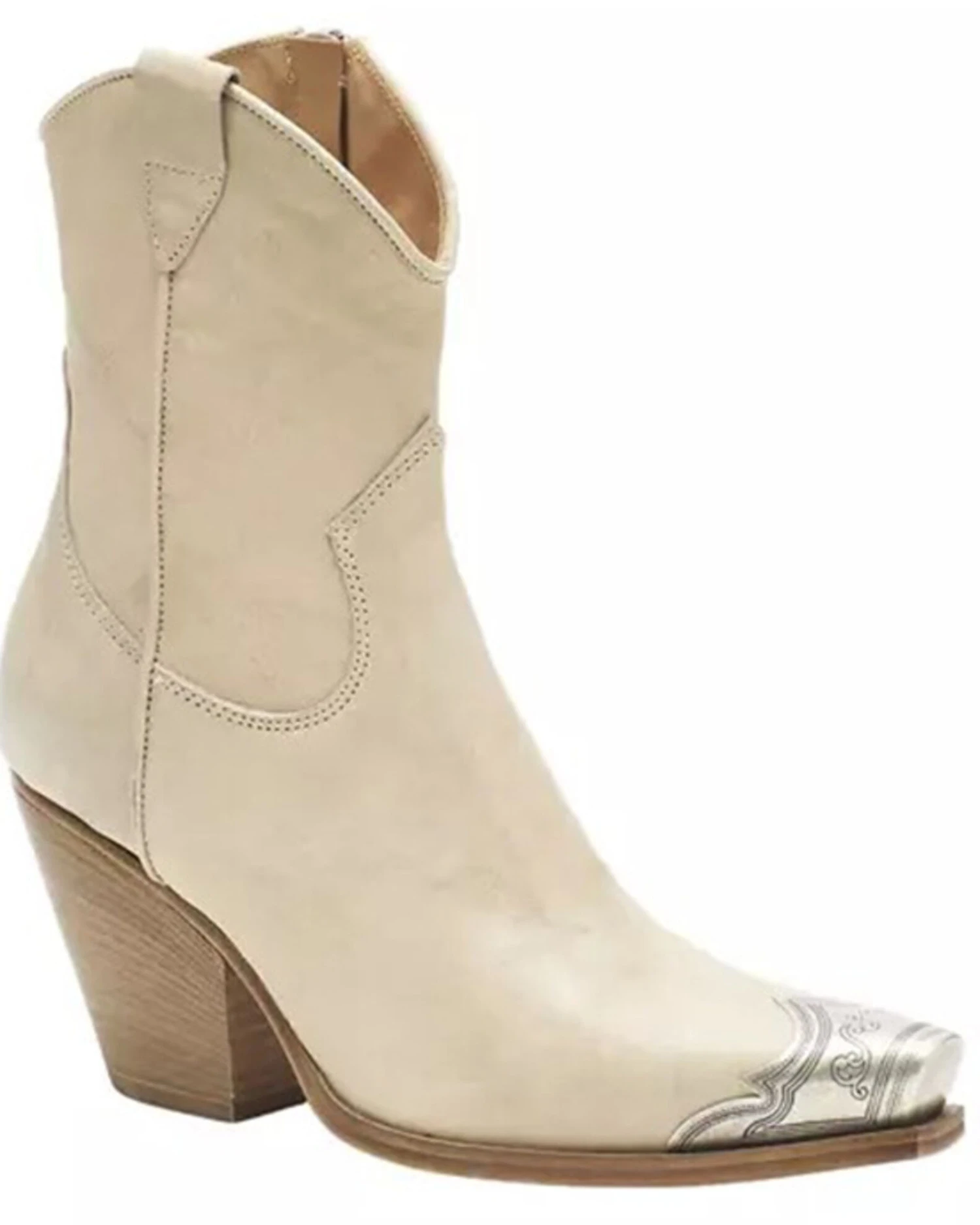 Free People Women's Brayden Leather Western Boot - Snip Toe 1 Free People Women's Brayden Leather Western Boot - Snip Toe