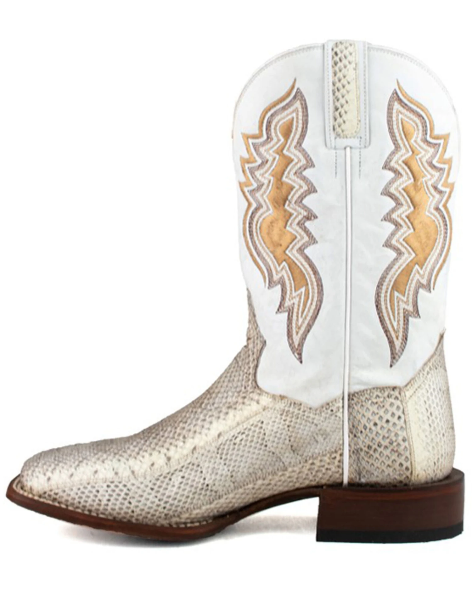 Dan Post Men's Exotic Water Snake Western Boots - Broad Square Toe 3 Dan Post Men's Exotic Water Snake Western Boots - Broad Square Toe - Image 3