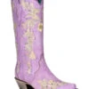 Corral Women's Embroidered Floral & Crystal Studded Tall Western Boots - Snip Toe