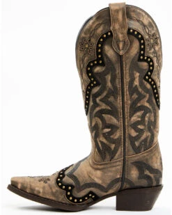 Laredo Women's Skyla Floral Studded Western Performance Boots - Snip Toe  -Western Cowboy Clothing Shop 2000371067 201 P3