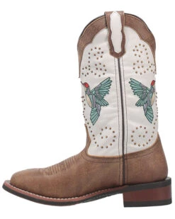 Laredo Women's 11" Hummingbird Embroidered Studded Western Performance Boots - Broad Square Toe -Western Cowboy Clothing Shop 2000371079 100 P3