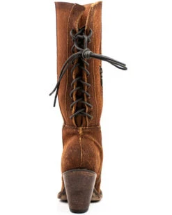 Dan Post Women's Corsette Back Lace Tall Western Leather Boots - Snip Toe -Western Cowboy Clothing Shop 2000371097 600 P5