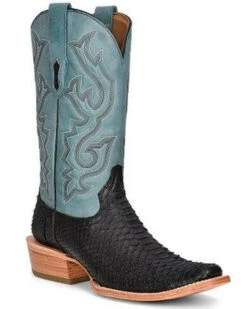 Corral Men's Exotic Python Western Boots - Square Toe