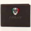 Ariat Men's Mexican Flag Bifold Wallet