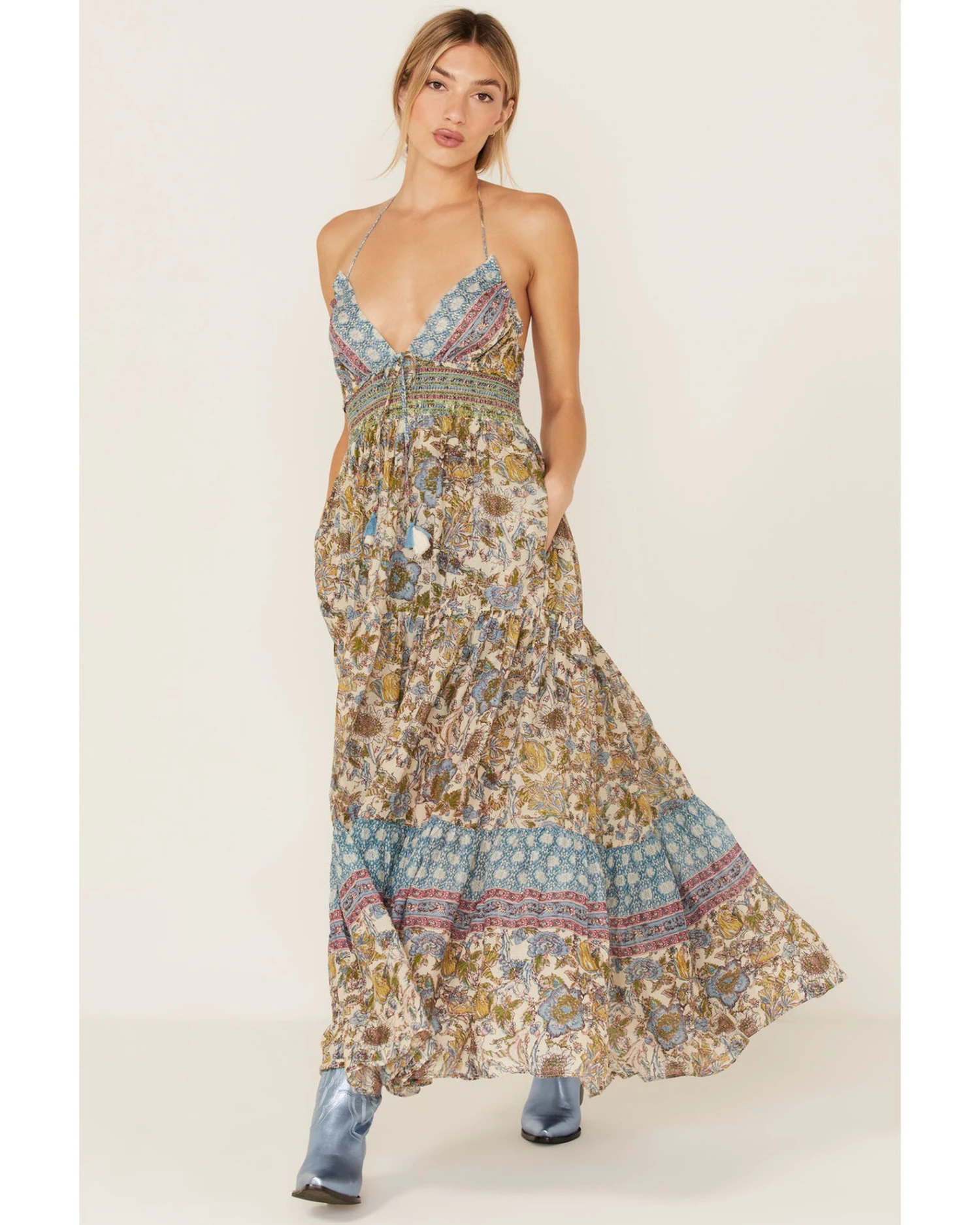 Free People Women's Real Love Maxi Dress 1 Free People Women's Real Love Maxi Dress