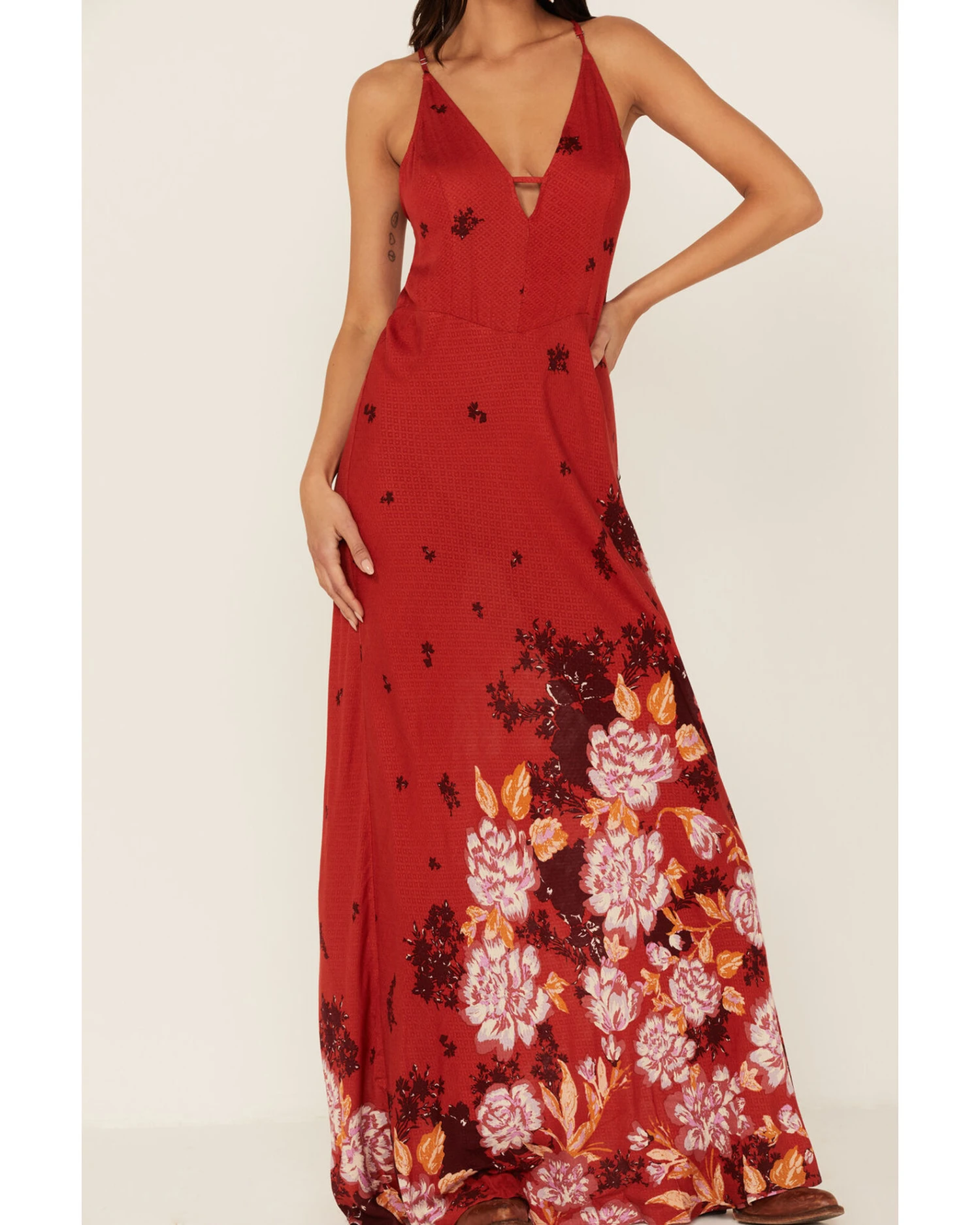Free People Women's Get To You Floral Print Maxi Dress 2 Free People Women's Get To You Floral Print Maxi Dress - Image 2