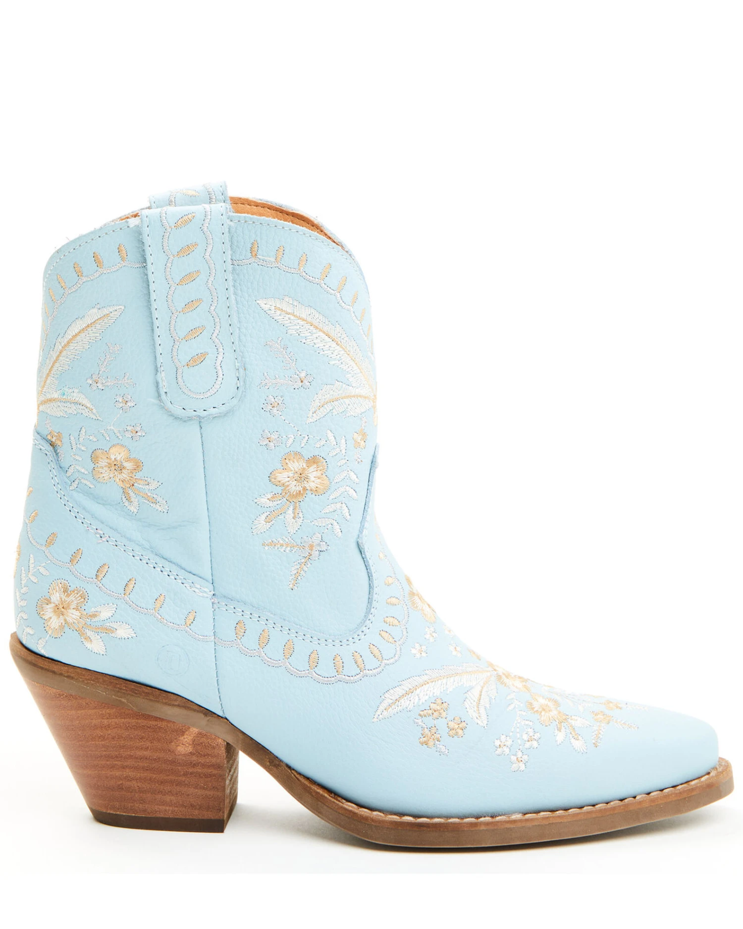 Dingo Women's Primrose Embroidered Leather Western Fashion Booties - Snip Toe 2 Dingo Women's Primrose Embroidered Leather Western Fashion Booties - Snip Toe - Image 2
