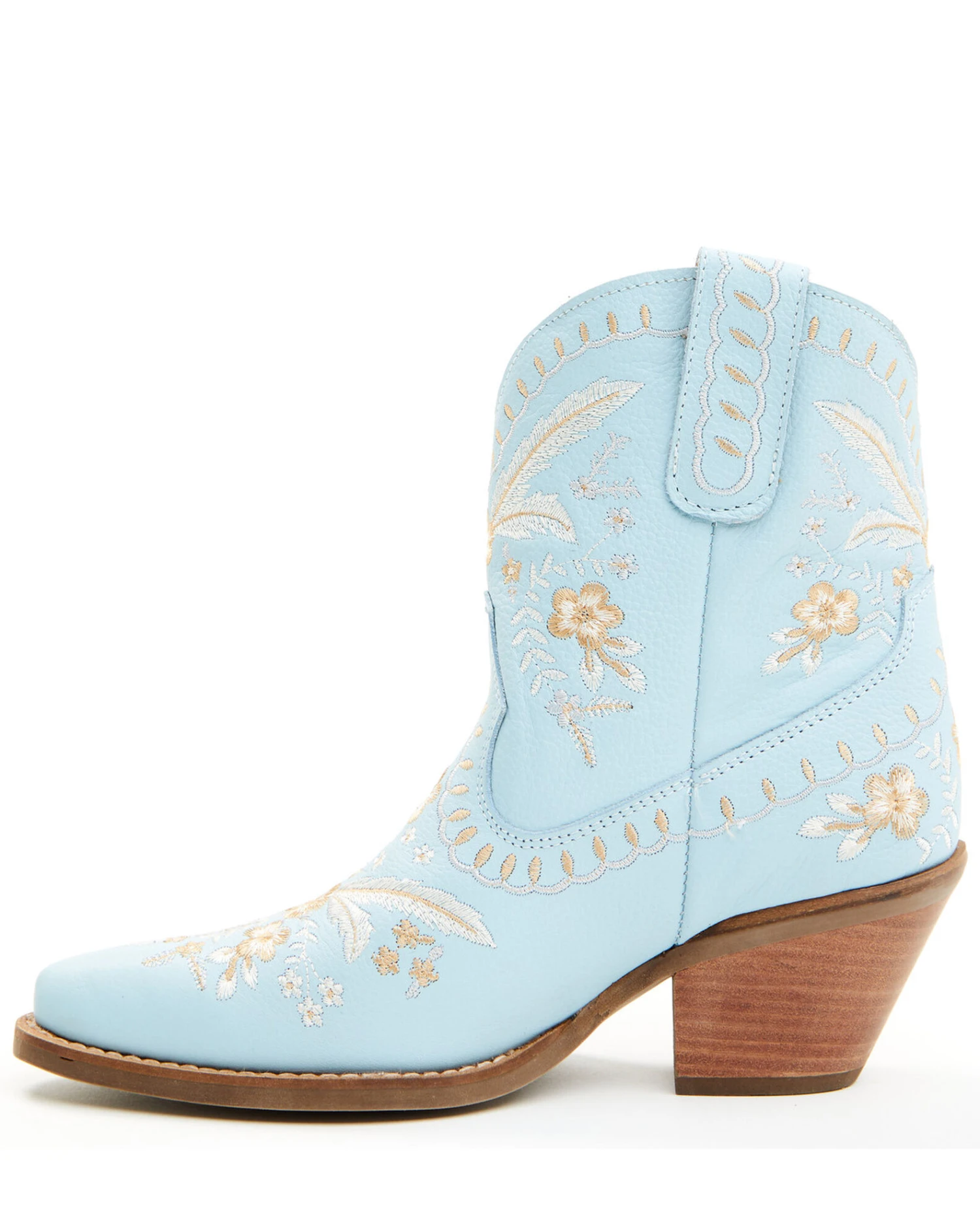 Dingo Women's Primrose Embroidered Leather Western Fashion Booties - Snip Toe 3 Dingo Women's Primrose Embroidered Leather Western Fashion Booties - Snip Toe - Image 3