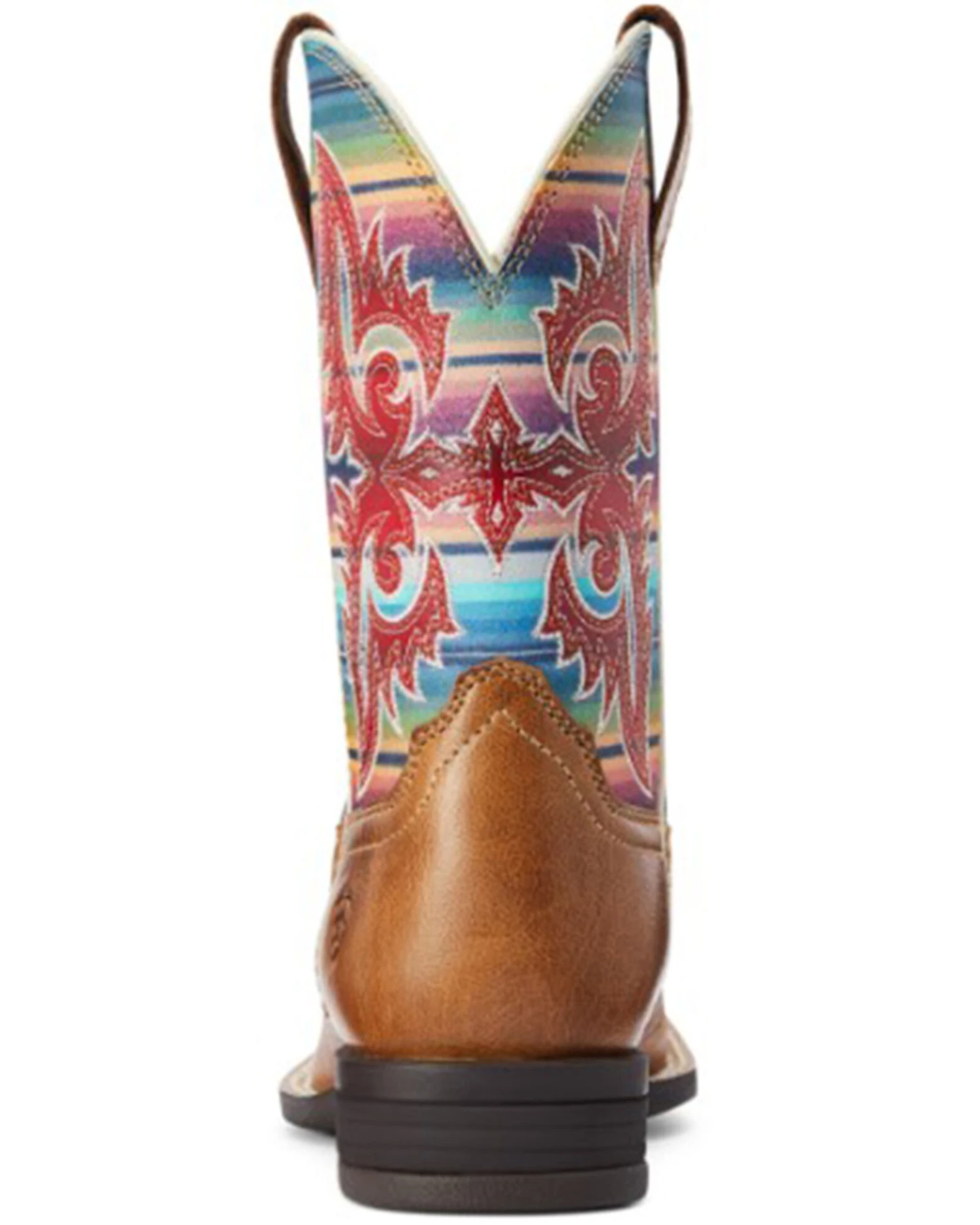Ariat Girls' Lonestar Shock Shield Serape Stripe Western Boots - Square Toe 3 Ariat Girls' Lonestar Shock Shield Serape Stripe Western Boots - Square Toe - Image 3